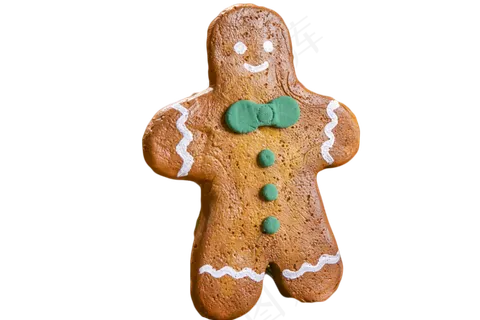 圣诞节姜饼小人,免抠元素