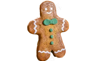 圣诞节姜饼小人,免抠元素