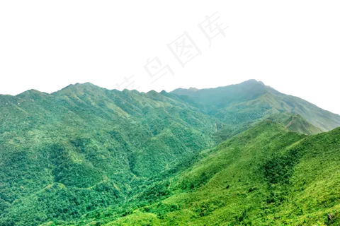 秋天山林山景原始森林绿色青山,免抠元素 秋天山林山景原始森林绿色青山,免抠元素