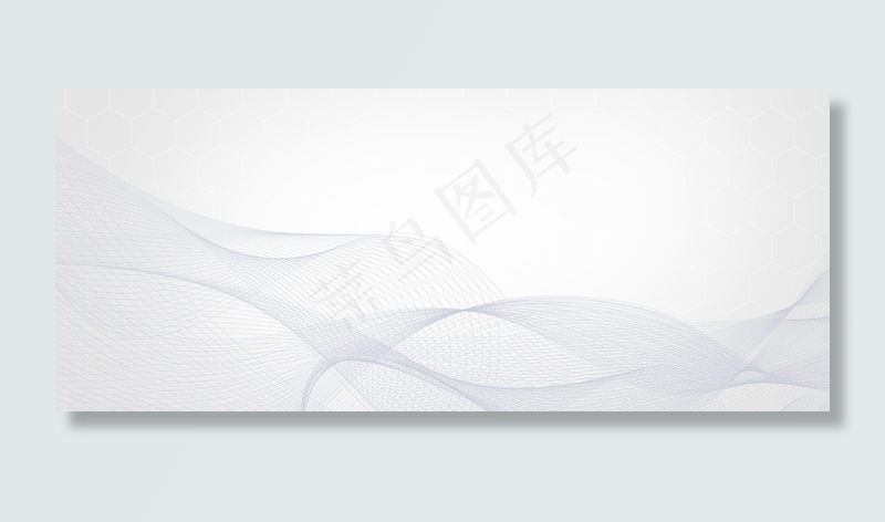 简约线条白色科技背景