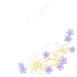 梦幻唯美百合桔梗花
