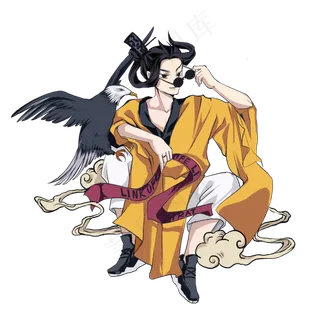 国潮传统人物天师道士时尚