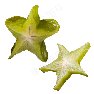 实拍果园果林水果杨桃