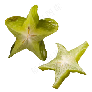 实拍果园果林水果杨桃