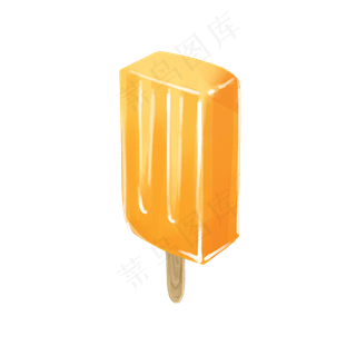 橙色果味冰糕冰棍