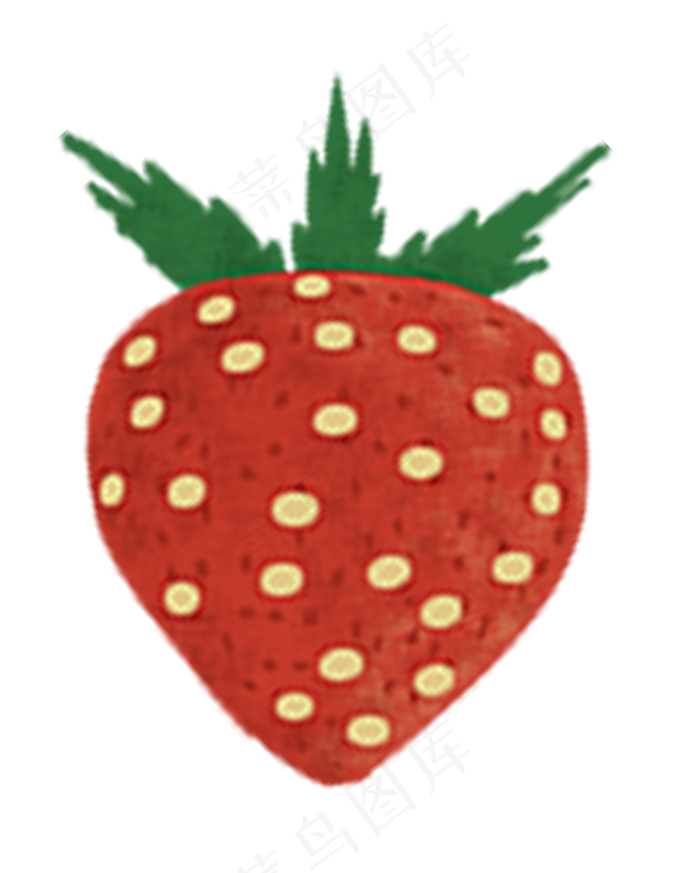 水果草莓插画