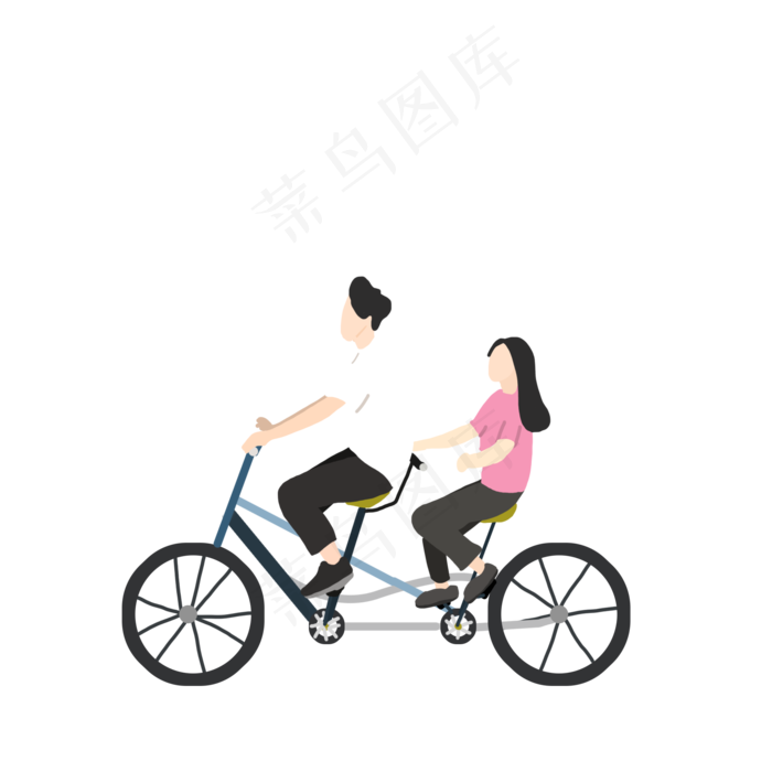 父亲节孩子和父亲骑车(2000X2000(DPI:300))psd模版下载