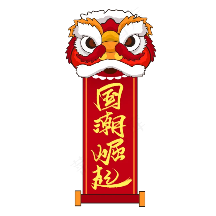 国潮崛起(2000X2000(DPI:150))psd模版下载