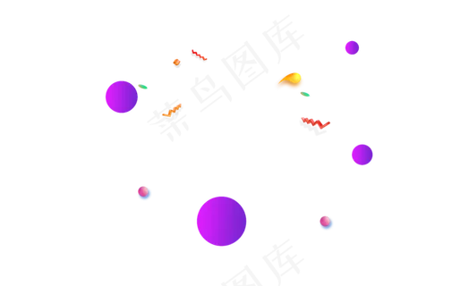 双十一天猫淘宝促销图案漂浮