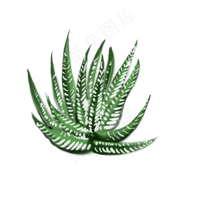 绿色植物免抠插图(2000X2000(DPI:132))psd模版下载