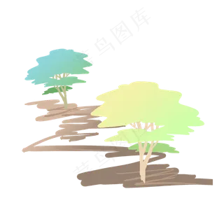 景观装饰色块树木