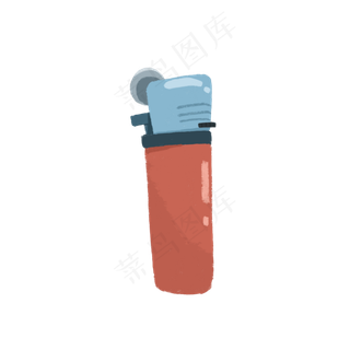 手绘卡通现代打火机