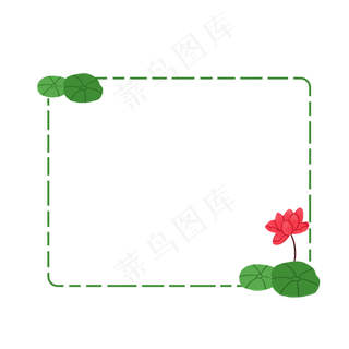 夏季边框矢量元素