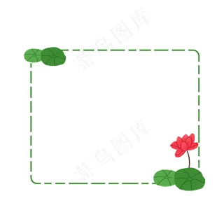 夏季边框矢量元素