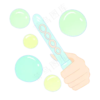 儿童节吹泡泡玩具