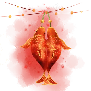 鼠年贺岁年年有余,免抠元素