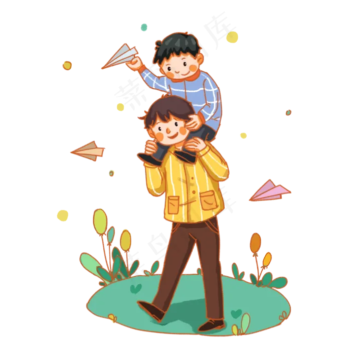 父亲节快乐套图一(2000X2000(DPI:300))psd模版下载