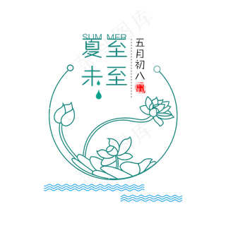 电商夏至未至荷花