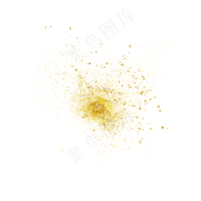 黄色金属颗粒,免抠元素