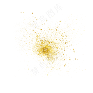 黄色金属颗粒,免抠元素