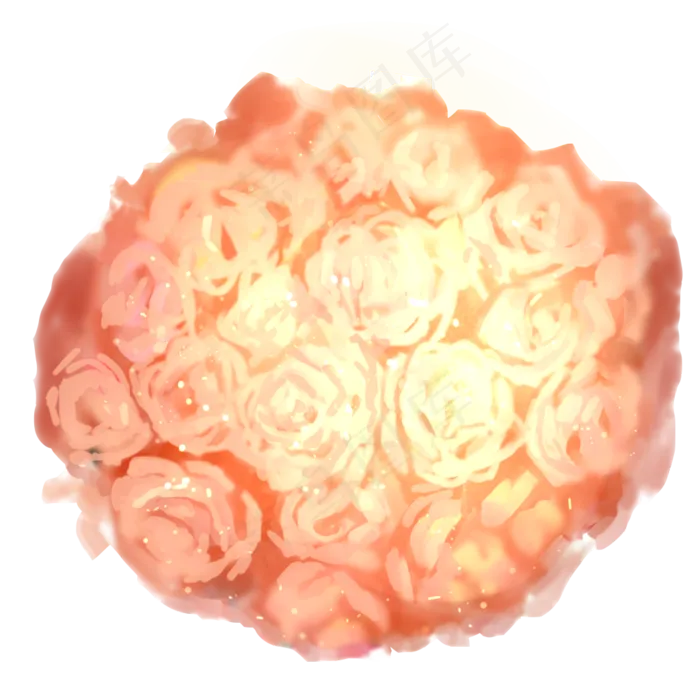 情人节浪漫玫瑰花(1024X1024(DPI:96))psd模版下载