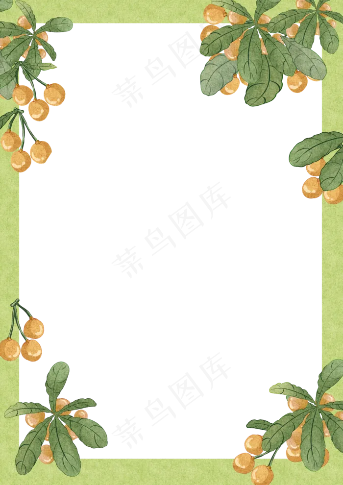 花果边框(2480X3508(DPI:299))psd模版下载