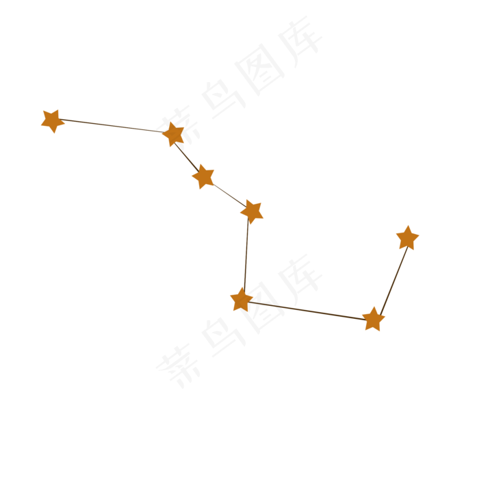 北斗七星,免抠元素