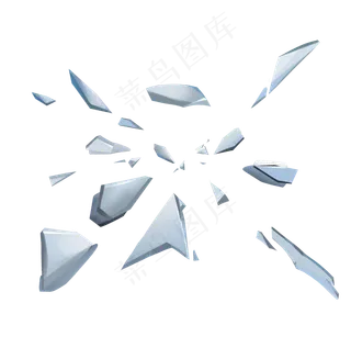 破碎的玻璃,免抠元素