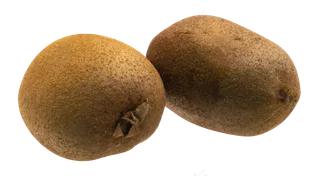 两个猕猴桃水果