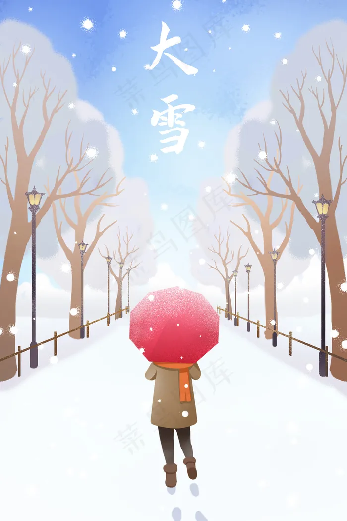大雪雪天雪季节气下雪(3545*5315px 300 dpi )