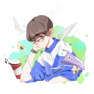 高考学生复习思考冲刺加油PGN,免抠元素