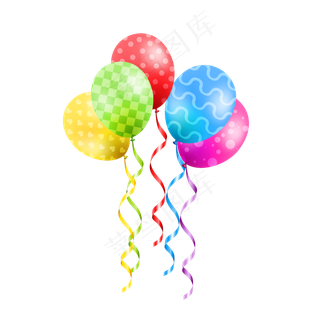 漂浮氢气球,免抠元素