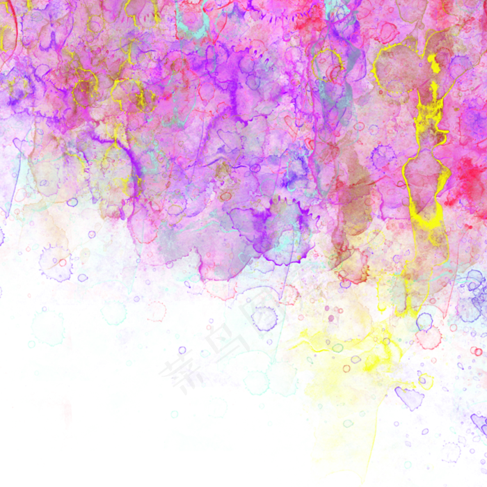 水彩晕染肌理装饰紫色紫红PNG,免抠元素(4000*4000px 300 dpi )psd模版下载