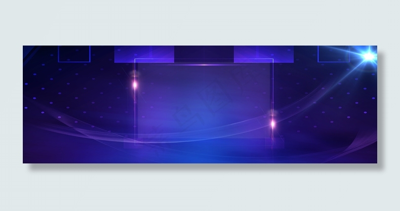 蓝色科技背景模板