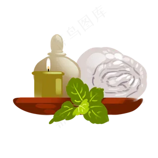 美容院灰色毛巾美容工具