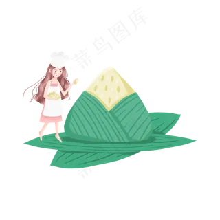 包粽子的女孩 包粽子的女孩