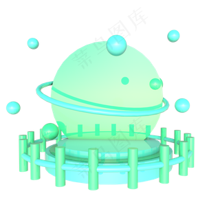 绿色小清新端午节展台