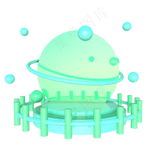 绿色小清新端午节展台