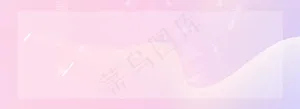 粉紫色渐变线条几何banner