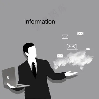 简约商务原创插图