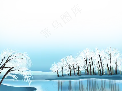 冬日白色原野冰川冰河小河雪树雪,免抠元素 冬日白色原野冰川冰河小河雪树雪,免抠元素