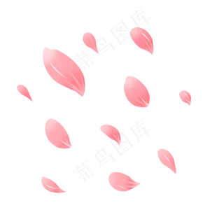 粉色梦幻玫瑰花瓣