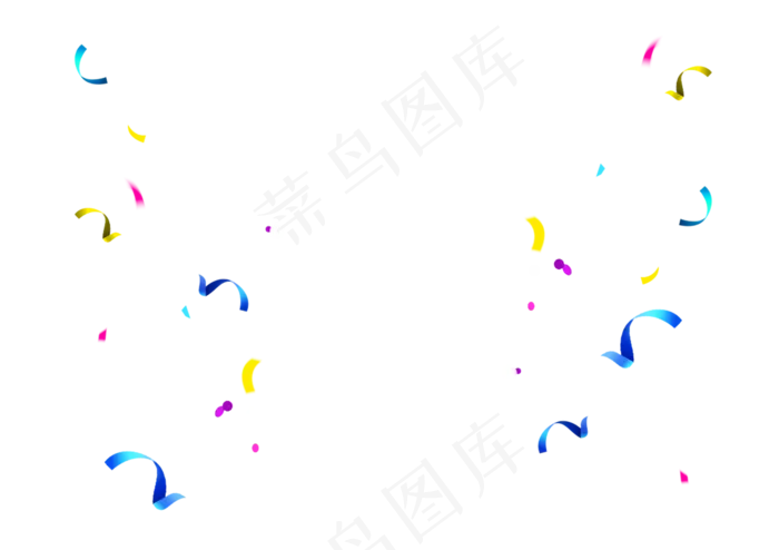缤纷彩带(5779*4079px)psd模版下载