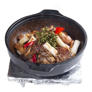 黑椒牛仔骨,免抠元素