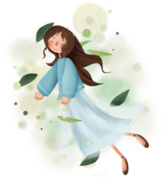 世界睡眠日睡觉的女孩