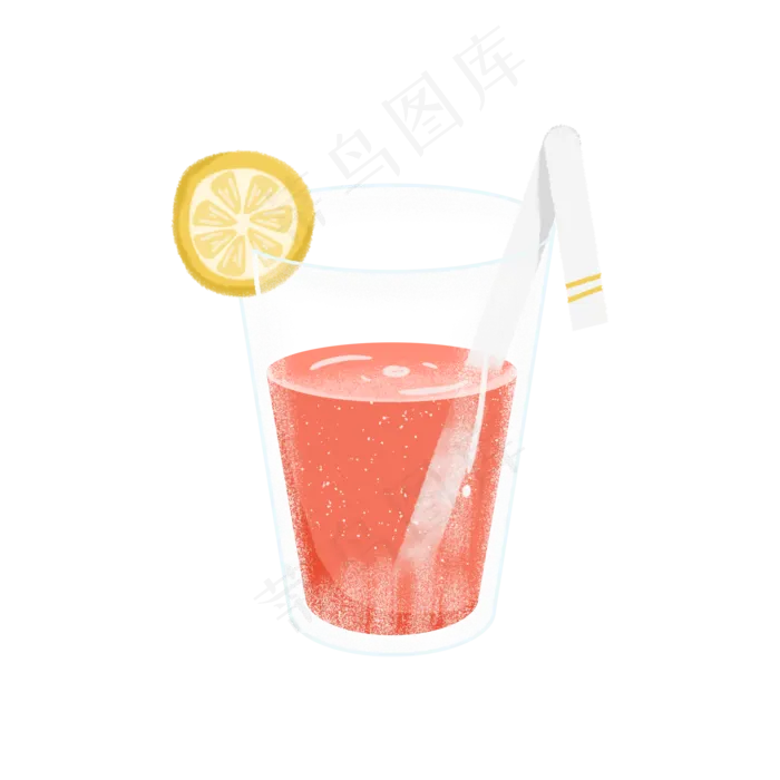 一杯红色的果汁(2000X2000(DPI:300))psd模版下载
