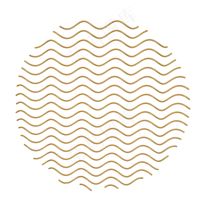 c4d立体金属螺旋线装饰(2000*2000px 300 dpi )