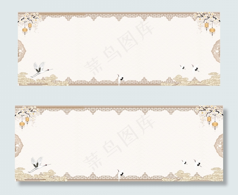 中国风简约仙鹤背景背景图片素材,背景元素