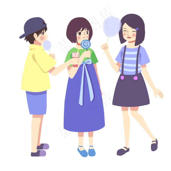 儿童节女孩节日(4000X4000(DPI:300))psd模版下载