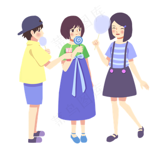 儿童节女孩节日